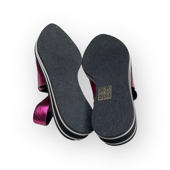 new Free People ༄ Lexa Pointed Toe Slingback Flat༄ Metallic Purple ༄ 37 6.5M 7M - Picture 14 of 16